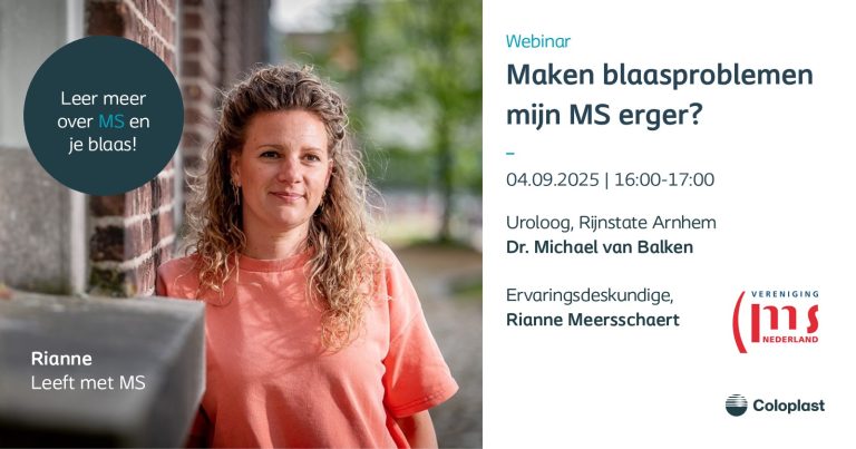 Gratis webinar ‘Maken blaasproblemen mijn MS erger?’